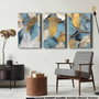 Wallity Conjunto de 3 Lienzos Decorativos Multicolor 45 x 70 cm